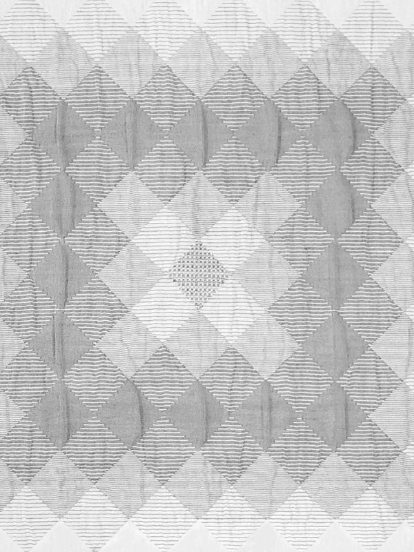 Tejido jacquard fantasma 100% poliéster.